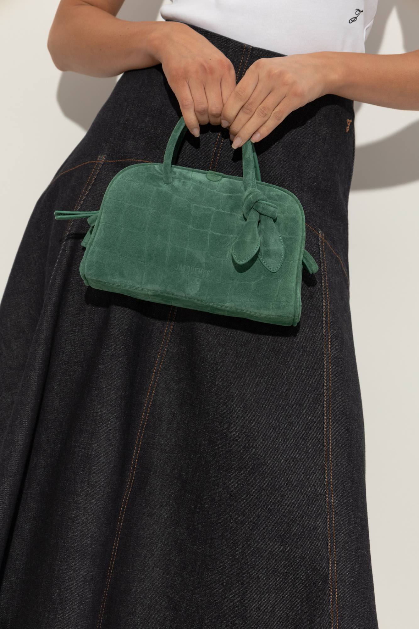 ハンドバッグ JACQUEMUS 'Le Petit Turismo' handbag Jacquemus Le Petit Turismo Leather Top-Handle Bag - Bergdorf